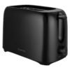 Elektra 700w 2-Slice Plastic Toaster with 6 Shade Setting - Black - Image 1